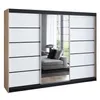 Schwebetürenschrank 200 cm, 3-türig, mit Spiegel & 4 Produktbild-Vorschau 2
