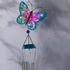 LED Solar Windspiel Klangspiel Schmetterling mit Produktbild-Vorschau 1