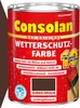 Consolan Wetterschutzfarbe 2,5 l Dunkelbraun Deckend Außen Produktbild-Vorschau 3