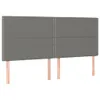 vidaXL Boxspringbett mit Matratze & LED Dunkelgrau 200x200 Produktbild-Vorschau 14