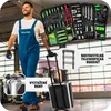 Kufr na nářadí na kolečkách 1200 ks - černý Náhled obrázku produktu 5