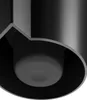 A close-up view of a black toilet brush holder with a gray inner component. Anteprima dell’immagine prodotto