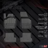 2011-2019 VW Beetle Fußmatten TPE Schwarz 4 tlg Produktbild-Vorschau 14