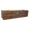 Holzkasten aus massivem Holz - braun 60 cm Produktbild-Vorschau 1