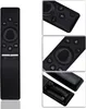 A collage of images showing a black remote control from different angles, including a close-up of the buttons and the battery compartment. Náhled obrázku produktu