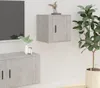 vidaXL TV Wandschränke 2 Stk. Betongrau 40x34,5x40 cm - Produktbild-Vorschau 5