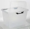 Boîte à charnières 19L transparente avec couvercle Boîte de Voir les images du produit 8