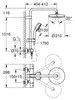 Système de douche Grohe Tempesta C System 210 27922 avec Voir les images du produit 7