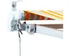 Gelenkarmmarkise 5x3 Stoff gestreift orange/grau/weiß Produktbild-Vorschau 4