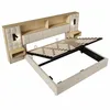 Letto imbottito idraulico Flieks 180x200 cm con comodini Anteprima dell’immagine prodotto 10