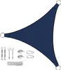 Solar Sonnensegel LED Sternenhimmel Dreieck Dunkelbau 3,6m Produktbild-Vorschau 2