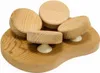 Cuscino sauna HaLu rotondo - Tipo di legno: cedro Anteprima dell’immagine prodotto 3