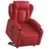 vidaXL Fauteuil relax releveur rouge similicuir Voir les images du produit 3