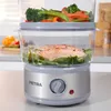 Naparovač s 3 úrovňami PETRA, 500 W, 7,5 l Náhľad obrázku produktu 2