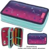 herlitz Schüleretui Doppel "Pink Stars" 23-teilig Produktbild-Vorschau 1