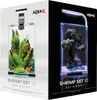 Two product boxes for AquaEl Shrimp Set 10 Day & Night, one on a white background and one on a black background, showcasing different lighting conditions. Anteprima dell’immagine prodotto