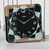 PRIM Today Wanduhr Metall Schwarz 30 x 30 cm arabische Produktbild-Vorschau 2