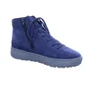 A single blue high-top boot is shown against a white background. Produktbild-Vorschau