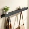 doporro Wandgarderobe mit Ablage, Garderobenleiste 80 cm Produktbild-Vorschau 1