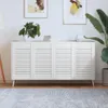 vidaXL Schranktüren Lamellen-Design 4 Stk. Weiß 69x39,4 cm Produktbild-Vorschau 2