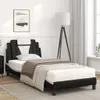 Bett "Viana" mit Matratze Schwarz und Weiß 90x190 cm Produktbild-Vorschau 3