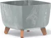 nabbi Plastový květináč na nožičkách DGQL300E 29 cm - šedý Náhled obrázku produktu 1