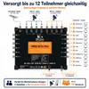 SAT-Multischalter 9/12 Pro für 2 Satelliten & 12 Produktbild-Vorschau 3