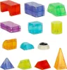 Konstrukcja 3D klocki magnetyczne LED świecące 64 el Podgląd zdjęcia produktu 6