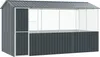 vidaXL Klietka pre vtáky antracitová 410 x 210 x 230 cm Náhľad obrázku produktu 6