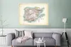 MuchoWow® Poster Illustration einer antiken Karte von Produktbild-Vorschau 5