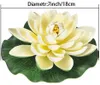 6 Stück Künstliche Seerosen Schwimmende Blumen Schwimmend Produktbild-Vorschau 7