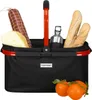 Einkaufskorb 22 Liter schwarz rot - Schwarz-Rot Produktbild-Vorschau 7