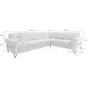 Ecksofa VOLARE L-Form, Ottomane links, Chenille Storm in Produktbild-Vorschau 6