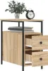 vidaXL Nočný stolík Sonoma Dub 30x60x60 cm odvodený výrobok Náhľad obrázku produktu 4