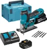 Scie sauteuse sans fil 18V Makita DJV185RFJ avec 2 Voir les images du produit 1
