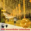 UISEBRT 10m 400 LEDs LED Lichtervorhang Warmweiß mit 8 Produktbild-Vorschau 4