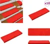 vidaXL Stufenmatten 10 Stk. 65x21x4 cm Rot - Treppenmatte - Produktbild-Vorschau 1