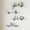 Mensole a muro 4 pz. Grigio Sonoma 40x10x1,5 cm Materiale a Anteprima dell’immagine prodotto 2