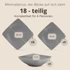 Konsimo jídelní servis EPIRI pro 6 osob (18 kusů) Vhodné do Náhled obrázku produktu 16