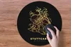 MuchoWow® Mauspad Mousepad Karte - Stuttgart - Karte - Gold Produktbild-Vorschau 4