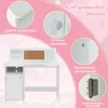 COSTWAY Kinderbureau-set, bureau voor kinderen met stoel Productafbeelding-voorbeeld 7