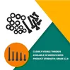 1260 STK M2 M3 M4 Schrauben Set, Zylinderschrauben mit Produktbild-Vorschau 4