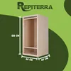 Repiterra® Hochterrarium Frontbelüftung Holzterrarium OSB Produktbild-Vorschau 4
