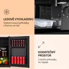 Klarstein Obsidian, chladnička, 72 litrů, mrazák, černý Náhled obrázku produktu 3