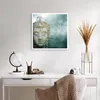 Poster - Poster ohne Rahmen - Buddha Grafik Türkis - 60x60 Produktbild-Vorschau 5