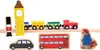 mała stopa Paddington 43 elementy drewniany tor kolejowy Podgląd zdjęcia produktu 9
