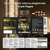 Capsule di vitamina D3 e K2 da 4000 UI con MK7, 180 capsule Anteprima dell’immagine prodotto 7