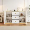 Merax LED Sideboard 150 cm Breite, Multifunktionale Produktbild-Vorschau 5