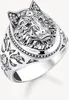 Thomas Sabo Rebel Wolf & Crystals TR2452-643-21 Ring, Produktbild-Vorschau 1