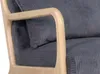 byLIVING Sessel NOHR / Grob-Cord grau / Gestell und Produktbild-Vorschau 6